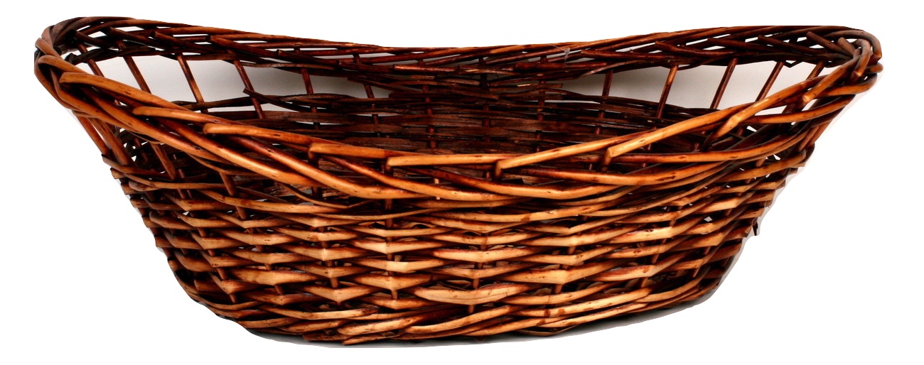 BASKET OVL RS RUSTIC 50X38CM X20(625740)